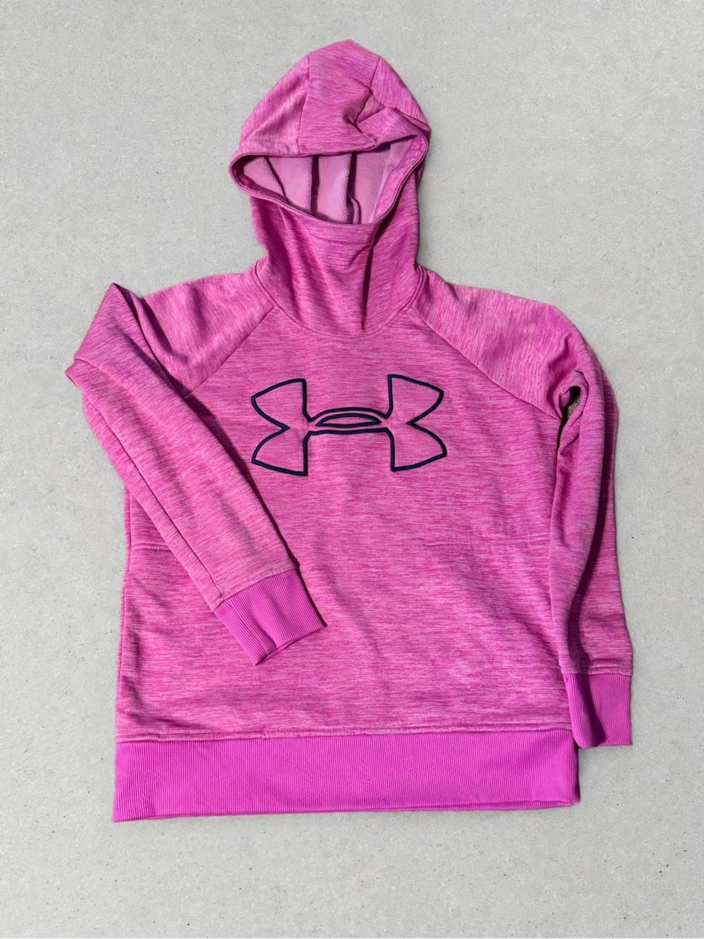 Under Armour Pink Girls' Hooded Pullover Sweatshirt